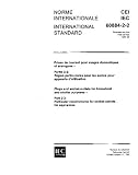 IEC 60884-2-2 Ed. 1.0 b:1989, Plugs and socket-outlets for household and similar purposes. Part 2: Particular requirements for socket-outlets for appliances