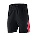 ARSUXEO Men's Sports Pockets Running Shorts