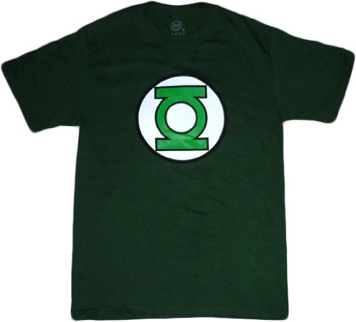  Green Lantern: Glow in the Dark Green Lantern Symbol Green T Shirt