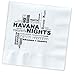 Havana Nights cocktail napkins. 48 ct.