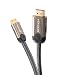 High Speed Mini HDMI with Ethernet Cable for Graphics Cards Category 2 Certified - Supports 3D & Audio Return Channel [Latest HDMI Version Available] - (8 Feet)