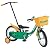 三輪車パスして いきなり自転車14インチ かじとり式 (ブリティッシュグリーン)