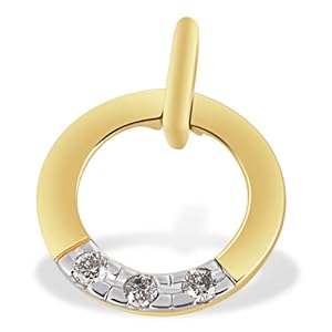 Goldmaid Damen-Anhänger Memoire 585 Gelbgold 3 Brillanten 0,08 ct. Me A4716GG
