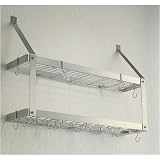 Rogar Potracks Stainless Steel Double Wine Rack