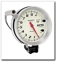 Equus 8080 Tachometer - Black Dial