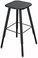 Safco Products 1205BL Alphabetter Stool for Alphabetter Stand-Up Desk (sold separately), Black Frame/Black Seat