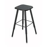 Safco AlphaBetter Stool, Black/Black