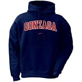 Nike - Nike Gonzaga Bulldogs Navy Blue Classic Logo Hoody Sweatshirt