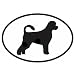 Portuguese Water Dog Sticker (Black/White, 5in x 3.5in)