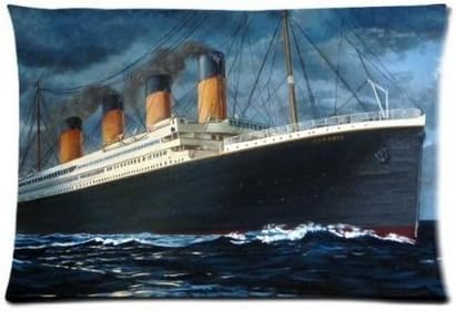 Hoomin Art Titanic Custom Zippered Rectangle Pillow Case Pillowcases Size:16"x 24" (Two Sides)