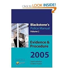 Evidence and Procedure 2005 (Blackstone's Police Manuals)