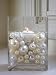 Wholesale Unique Elegant Vase Fillers - 34 Jumbo Ivory Pearl Beads and White Pearl Beads - The Transparent Water Gels That Are Floating the Pearl Beads Are Sold Separately.