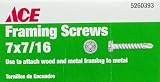 ACE 46121 ACE FRAMING SCREW