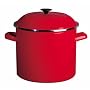 Le Creuset Enamel-on-Steel 8-Quart Covered Stockpot, Red