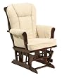Sleigh Glider in Cherry/Beige Finish By Storkcraft Baby Furniture