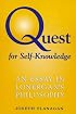 Quest for Self-Knowledge: An Essay in Lonergan's Philosophy (Lonergan Studies)
