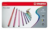 Produkt-Bild: STABILO Pen 68 40er Metalletui - Fasermaler