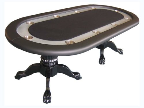 Tables Deluxe Vegas - Table - Table de Poker Table de Poker Deluxe Vegas Noir pieds lion