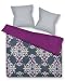 Satin-Bettwäsche Celebration von Esprit 135x200+80x80-lila
