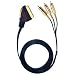 Oehlbach SCA 2003 AV-Connection 2,0m Scart/3Cinch schwarz