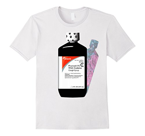 Men's Codeine shirt - Lean bottle shirt Small White