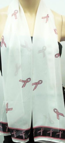 Breast Cancer Scarves (TRADITIONAL 13 X 60 IN)