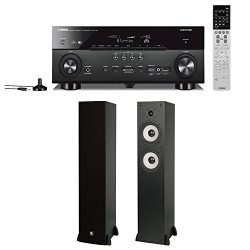 Yamaha RX-A740BL AVENTAGE 7.2 Channel 4K A/V Receiver Plus A Pair of Boston Acoustics Classic II CS260 Floorstanding Speakers