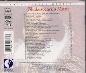 Shakespeare's Music under Ferrabosco, Alfonso (II) in The Music Store