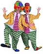Happy Hoopla - Adult Classic HOOP CLOWN Costume (One Costume Only)