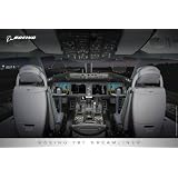 787 2010 Flight Deck Poster