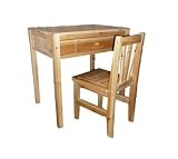 Childrens Wooden Desk And Chair Set