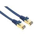 Hama geschirmtes Netzwerk-Kabel CAT5 RJ-45; Blau; 3m
