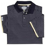 Callaway Mens Titanium Stripe Pique Polos