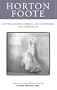 Getting Frankie Married -- And Afterwards, and Other Plays (Horton Foote Collected Works Volume III)