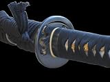 Fully Handmade Clay Temper Smoke Cloud Samurai Katana sword #305