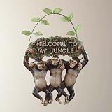 3 Monkeys Welcome Sign