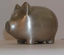 Pewter Piggy Bank