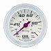 Equus 8244 Oil Pressure Gauge - Black