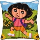 Dora The Explorer Tapesry Cushion Front Kit