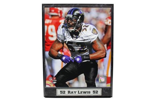 Encore Select 510-FBBAL52 Baltimore Ravens Ray Lewis 9x12 Plaque