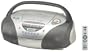 Sony CFD-S300 CD Radio Cassette Recorder Boombox (Silver)