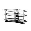 Carlin Media Stand - Black