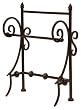 16" Decorative Flowing Scroll Bathroom Towel Holder