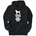 Hoodie Mens Black talk to the paw Labrador Retriever Dogs