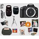 Canon EOS Digital Rebel XSi 12MP Digital SLR Camera (Black) with Sigma 28-70mm & 70-300mm Lenses + 2GB Pro Accessory Kit