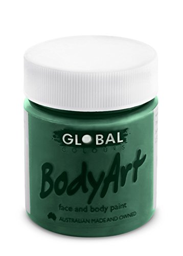 Global Body Art Face Paint - Liquid Green Deep 45mL