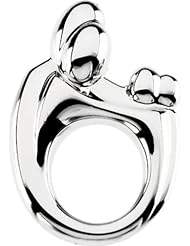 Mother and Child Pendant in Sterling Silver