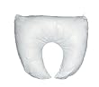 Duro-Med Crescent Pillow with White Polyester/Cotton Cover