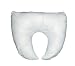 Duro-Med Crescent Pillow with White Polyester/Cotton Cover
