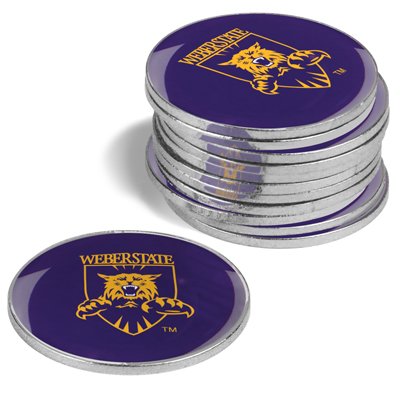 Weber State Wildcats Golf Ball Markers